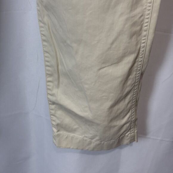 Gap Pants Women’s14 Tall Downtown Khaki Straight Chino Cotton Blend Twill Casual - Picture 7 of 14